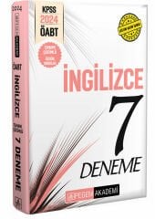 Pegem 2024 ÖABT İngilizce Öğretmenliği 7 Deneme Çözümlü Pegem Akademi Yayınları