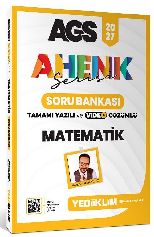 Yediiklim 2027 MEB-AGS Sayısal Yetenek Matematik Soru Bankası Çözümlü Ahenk Serisi - Mehmet Bilge Yıldız Yediiklim Yayınları