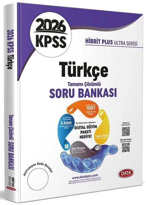 Data 2026 KPSS Türkçe Ultra Soru Bankası Çözümlü Data Yayınları