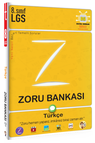 Tonguç 8. Sınıf LGS Türkçe Zoru Soru Bankası Tonguç Akademi