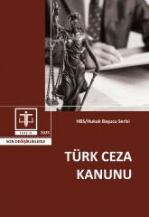 Tercih Kitabevi 2025 Türk Ceza Kanunu Hukuk Başucu Serisi Cep Boy Tercih Kitabevi