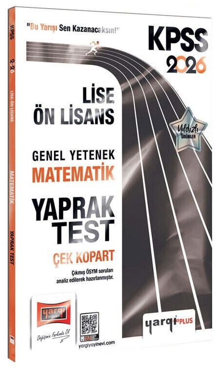 Yargı 2026 KPSS Lise Ön Lisans Matematik Yaprak Test Yargı Yayınları