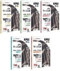 Yargı 2026 KPSS Lise Ön Lisans Yaprak Test 5 li Set Yargı Yayınları
