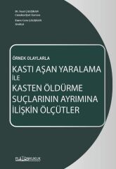 Platon Örnek Olaylarla Kastı Aşan Yaralama İle Kasten Öldürme Suçlarının Ayrımına İlişkin Ölçütler - Suat Çalışkan Platon Hukuk Yayınları