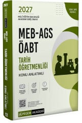 Pegem 2027 ÖABT MEB-AGS Tarih Öğretmenliği Konu Anlatımlı Pegem Akademi Yayınları