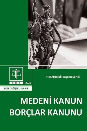 Tercih Kitabevi 2025 Medeni Kanun ve Borçlar Kanunu Hukuk Başucu Serisi Cep Boy Tercih Kitabevi