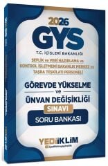 Yediiklim 2026 GYS ÜDS İçişleri Bakanlığı Soru Bankası Görevde Yükselme Ünvan Değişikliği Yediiklim Yayınları