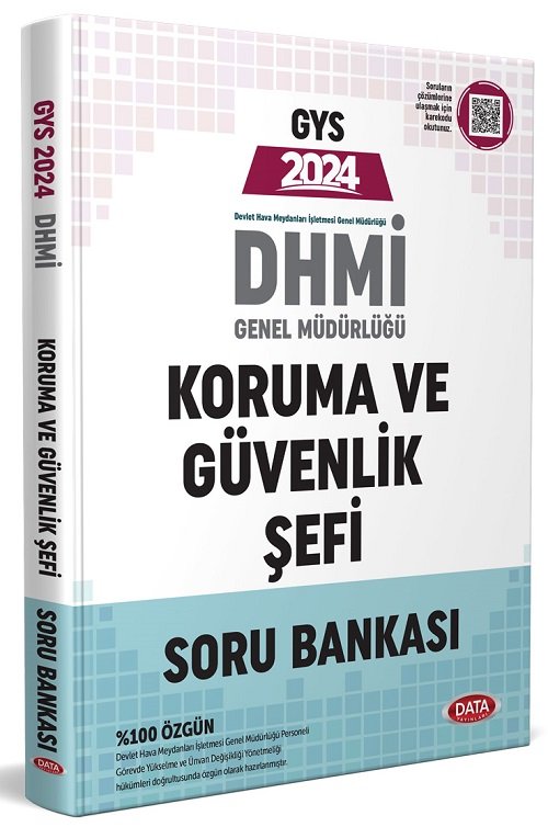Data 2024 GYS DHMİ Genel Müdürlüğü Koruma ve Güvenlik Şefi Soru Bankası Görevde Yükselme Data Yayınları