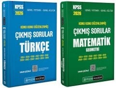 Pegem 2026 KPSS Türkçe + Matematik Çıkmış Sorular Konu Konu 2 li Set Pegem Akademi Yayınları