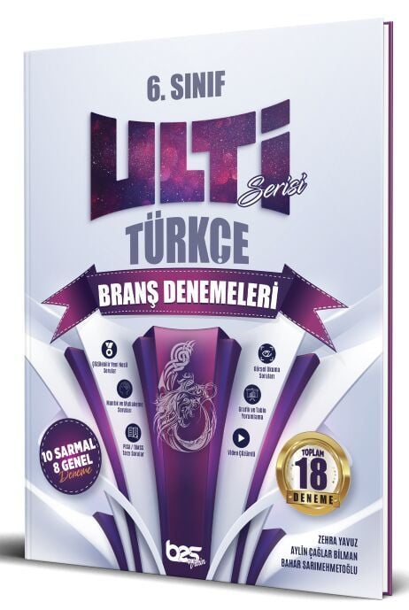 Bes Yayınları 6. Sınıf Türkçe Ulti 18 Deneme Bes Yayınları