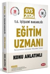 Data 2026 GYS İçişleri Bakanlığı Eğitim Uzmanı Konu Anlatımlı Görevde Yükselme Data Yayınları
