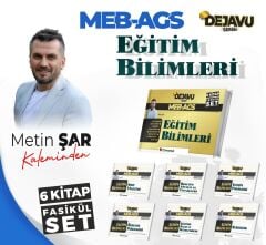YENİ AGS - TKM Akademi MEB-AGS Eğitim Bilimleri DEJAVU Konu Anlatımlı 6 lı Fasikül Set - Metin Şar TKM Akademi