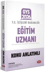 Data 2026 GYS İçişleri Bakanlığı Eğitim Uzmanı Konu Anlatımlı Görevde Yükselme Data Yayınları