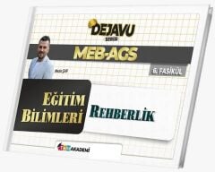 YENİ AGS - TKM Akademi MEB-AGS Eğitim Bilimleri DEJAVU Konu Anlatımlı 6 lı Fasikül Set - Metin Şar TKM Akademi