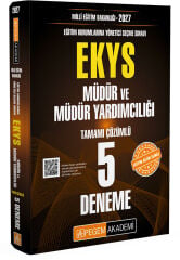 Pegem 2027 MEB EKYS Müdür ve Yardımcılığı 5 Deneme Çözümlü Pegem Akademi Yayınları