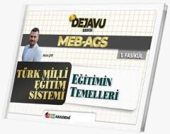 YENİ AGS - TKM Akademi MEB-AGS Türk Milli Eğitim Sistemi DEJAVU Konu Anlatımlı 5 li Fasikül Set - Metin Şar TKM Akademi