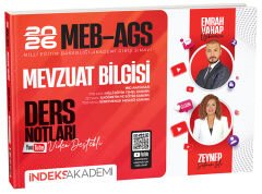 SÜPER FİYAT - İndeks Akademi 2026 MEB-AGS Mevzuat Bilgisi Video Ders Notları - Emrah Vahap Özkaraca, Zeynep Salman İçli İndeks Akademi Yayıncılık