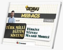 YENİ AGS - TKM Akademi MEB-AGS Türk Milli Eğitim Sistemi DEJAVU Konu Anlatımlı 5 li Fasikül Set - Metin Şar TKM Akademi