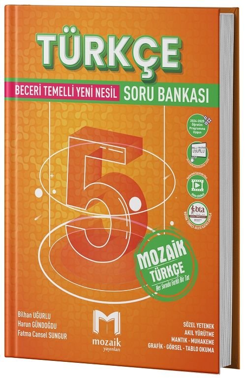Mozaik 5. Sınıf Türkçe Soru Bankası Mozaik Yayınları