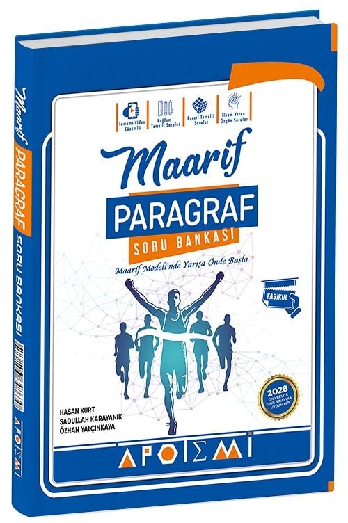 Apotemi 2028 YKS TYT AYT KPSS Paragraf Maarif Soru Bankası Apotemi Yayınları