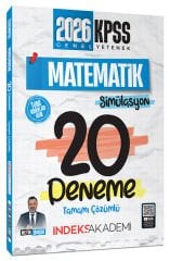 İndeks Akademi 2026 KPSS Matematik Simülasyon 20 Deneme Çözümlü - Metin Şimşek İndeks Akademi Yayıncılık