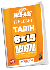 Yönerge 2027 MEB-AGS Tarih İLELEBET 6x15 Deneme Çözümlü Yönerge Yayınları