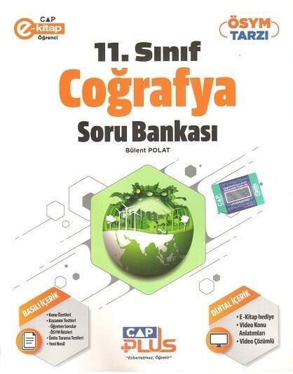 Çap Yayınları 11. Sınıf Coğrafya Plus Soru Bankası Çap Yayınları