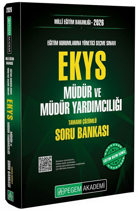 Pegem 2026 MEB EKYS Müdür ve Yardımcılığı Soru Bankası Pegem Akademi Yayınları