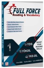 Tercih Kitabevi YDS YÖKDİL YKSDİL FULL FORCE Reading and Vocabulary-1 - Erkan Erel, Neslihan Kala, Tayfun Gedikoğlu Tercih Kitabevi