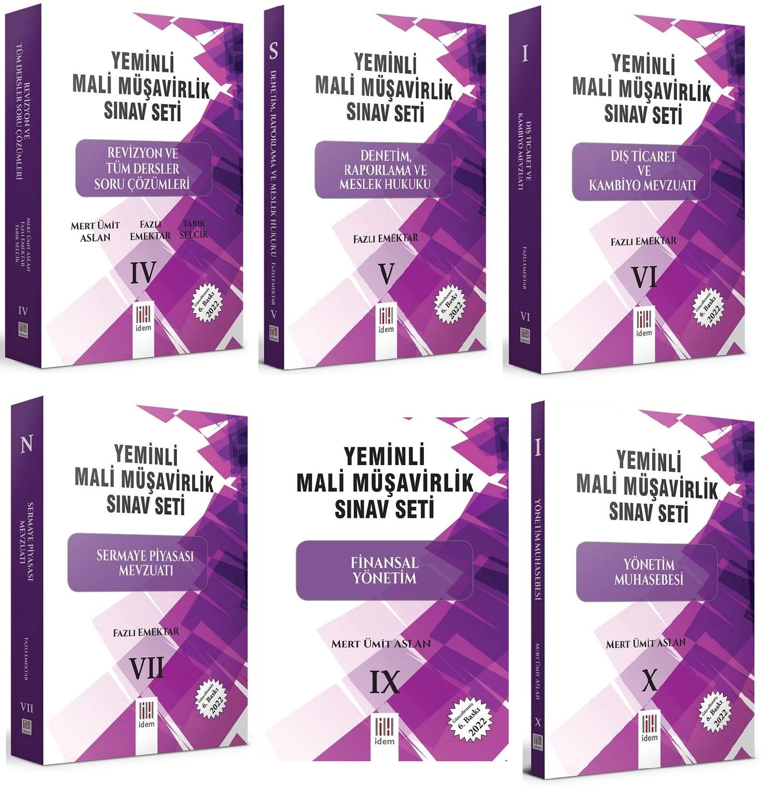 İdem Kitap YMM Yeminli Mali Müşavirlik 6 lı Set İdem Kitap