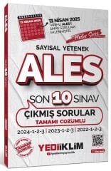 SÜPER FİYAT - Yediiklim 2026 ALES Master Sayısal Yetenek Çıkmış Sorular Son 10 Sınav Çözümlü Yediiklim Yayınları