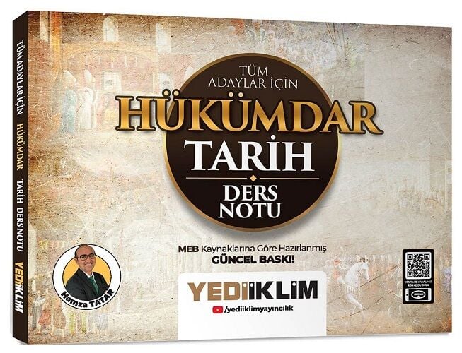 Yediiklim 2026 KPSS Tarih Hükümdar Ders Notu - Hamza Tatar Yediiklim Yayınları