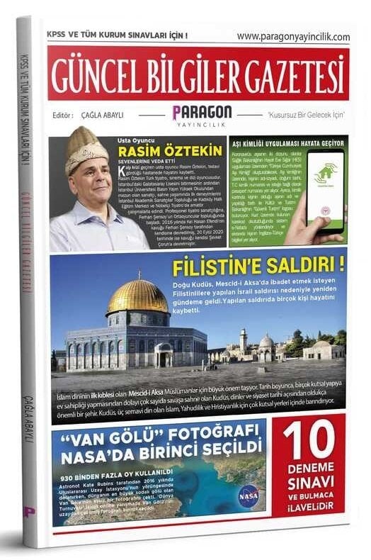 Paragon KPSS Güncel Bilgiler Gazetesi ve 10 Deneme Paragon Yayıncılık