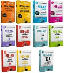 YENİ AGS - Pegem 2026 MEB-AGS Tüm Dersler Konu Anlatımlı + Soru Bankası + 10 Deneme 11 li Set Pegem Akademi Yayınları