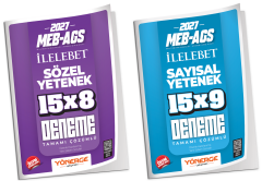 Yönerge 2027 MEB-AGS Sözel + Sayısal Yetenek İLELEBET 17 Deneme 2 li Set Yönerge Yayınları