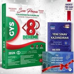 Liyakat 2024 GYS YÖK Yükseköğretim Kurumları Personeli 8 Deneme Görevde Yükselme Liyakat Yayınları