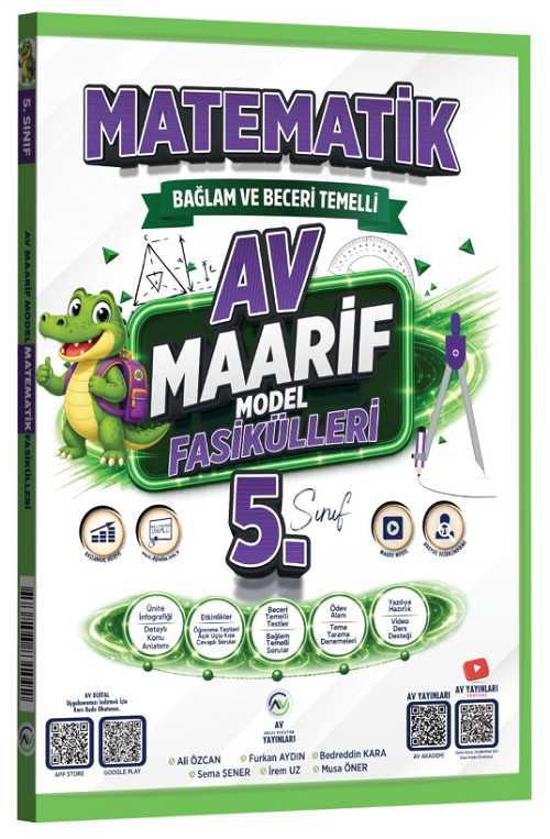 Av Yayınları 5. Sınıf Matematik Maarif Model Fasikülleri Av Yayınları