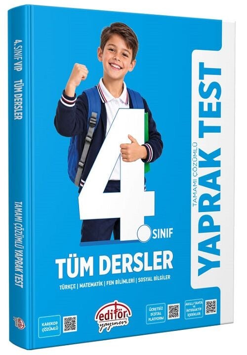 Editör 4. Sınıf Tüm Dersler Maarif Modeli Yaprak Test Editör Yayınları