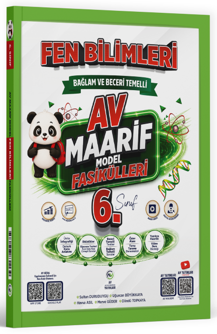 Av Yayınları 6. Sınıf Fen Bilimleri Maarif Model Fasikülleri Av Yayınları
