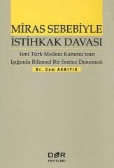 Der Yayınları Miras Sebebiyle İstihkak Davası - Cem Akbıyık Der Yayınları