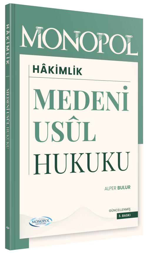 Monopol Adli Hakimlik Medeni Usul Hukuku Konu Anlatımı 3. Baskı - Alper Bulur Monopol Yayınları