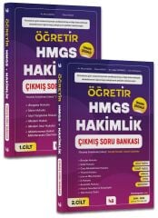 Öğretir Kaymakamlık HMGS Hakimlik Çıkmış Soru Bankası Seti Çözümlü Öğretir Yayınları
