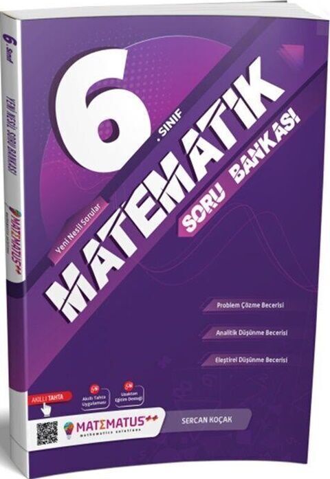 Matematus 6. Sınıf Matematik Soru Bankası Matematus Yayınları