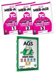 Yediiklim + İndeks 2025 MEB-AGS Tüm Dersler + Türkiye Geneli 7+3 Deneme 4 lü Set Yediiklim + İndeks Akademi Yayınları