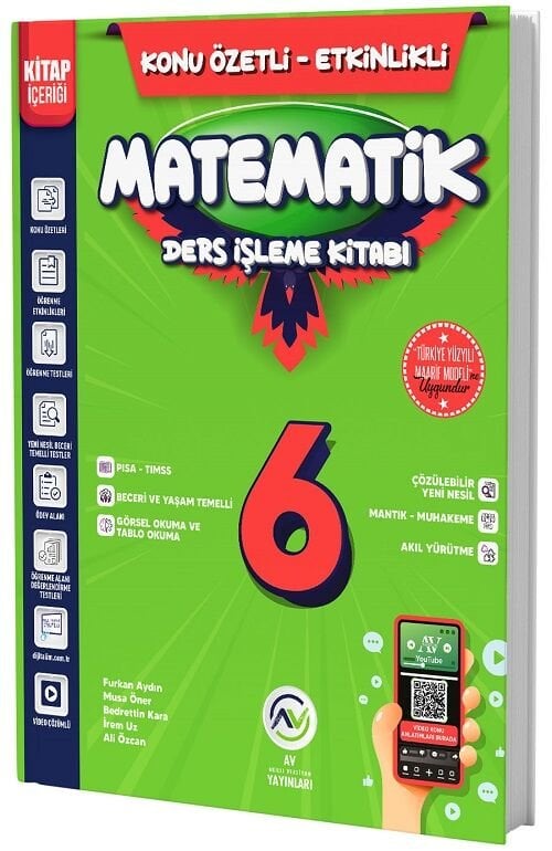 Av Yayınları 6. Sınıf Matematik Ders İşleme Kitabı Av Yayınları