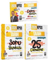 İndeks Akademi 2026 KPSS Tarih Akademisi Video Ders Notları + Soru Bankası + 25 Deneme 3 lü Set - Aydın Yüce İndeks Akademi Yayıncılık