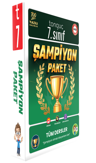 Tonguç 7. Sınıf Tüm Dersler Şampiyon Paketi Tonguç Akademi