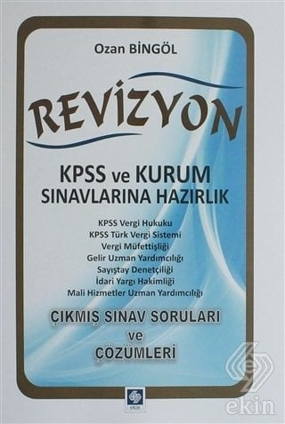 Ekin Revizyon - Ozan Bingöl Ekin Yayınları