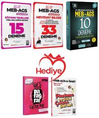 Pegem + İndeks 2025 MEB-AGS Tüm Dersler + Eğitimin Temelleri + Mevzuat 10+15+33 Deneme 3 lü Set Pegem + İndeks Akademi Yayınları - HEDİYELİ