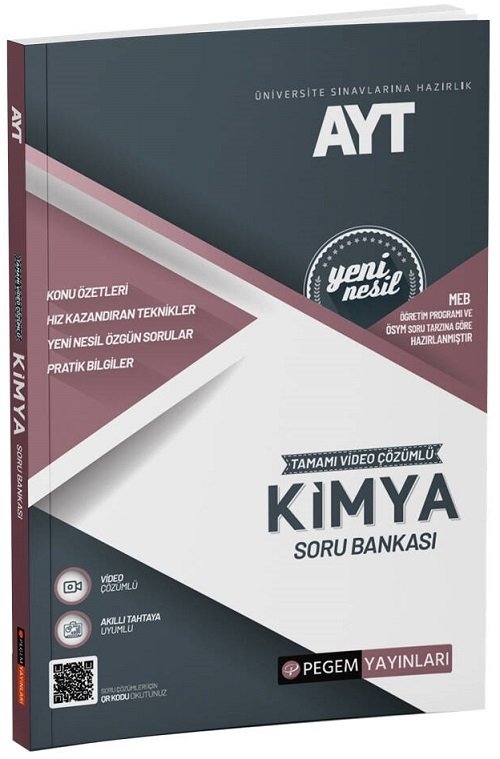 Pegem YKS AYT Kimya Soru Bankası Pegem Akademi Yayınları